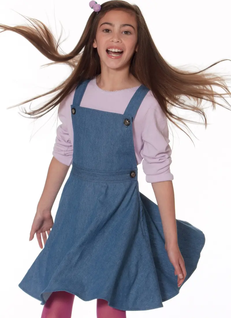 Mccall's Sewing Pattern 7459 Children's/Girls' Jumpers And Overalls 2