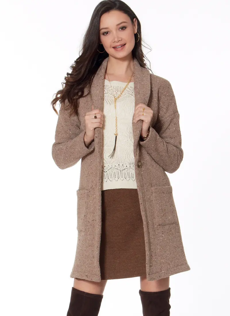 Mccall's Sewing Pattern 7476 Misses' Drop-Shoulder Vest And Cardigans 1