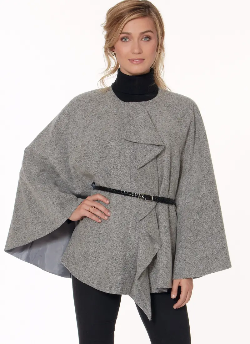 Mccall's Sewing Pattern 7477 Misses' Hooded, Collared Or Collarless Capes 1