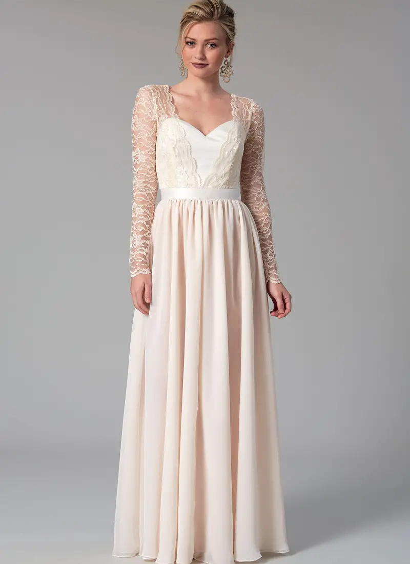 Mccall's Sewing Pattern 7507 Misses' Sweetheart Bridal Dresses 1
