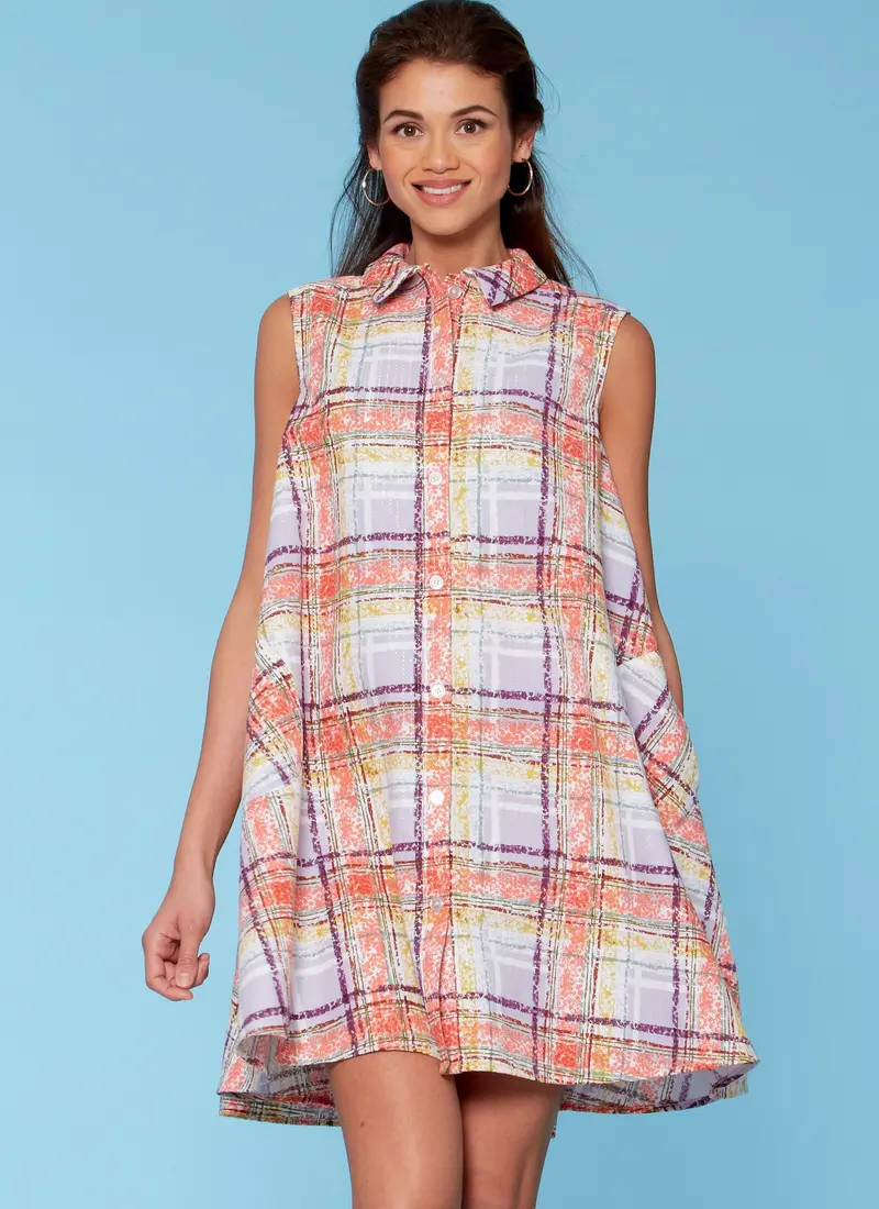 Mccall's Sewing Pattern 7565 Misses' Shirtdresses 1