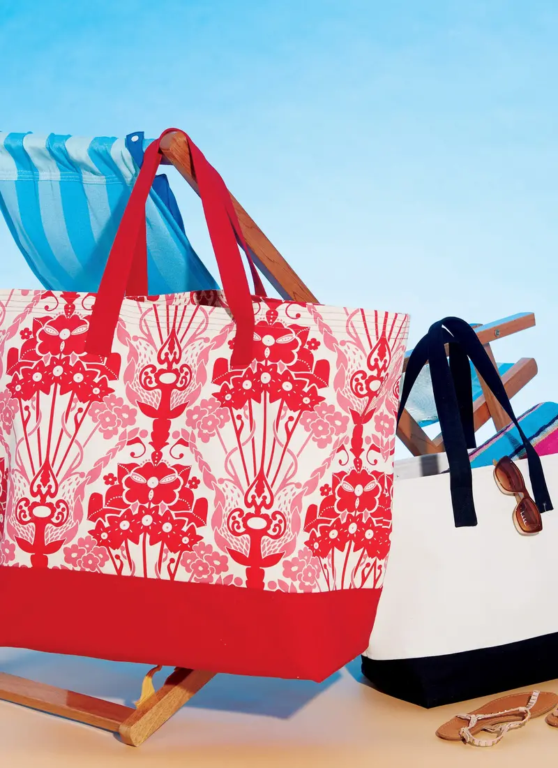 Mccall's Sewing Pattern 7611 Lined Tote Bags 1