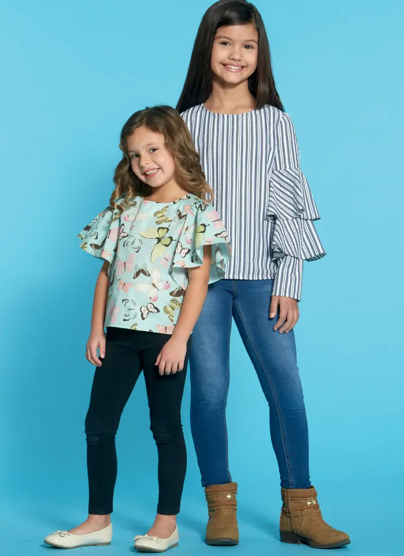 Mccall's Sewing Pattern 7799 Girls' Tops 1