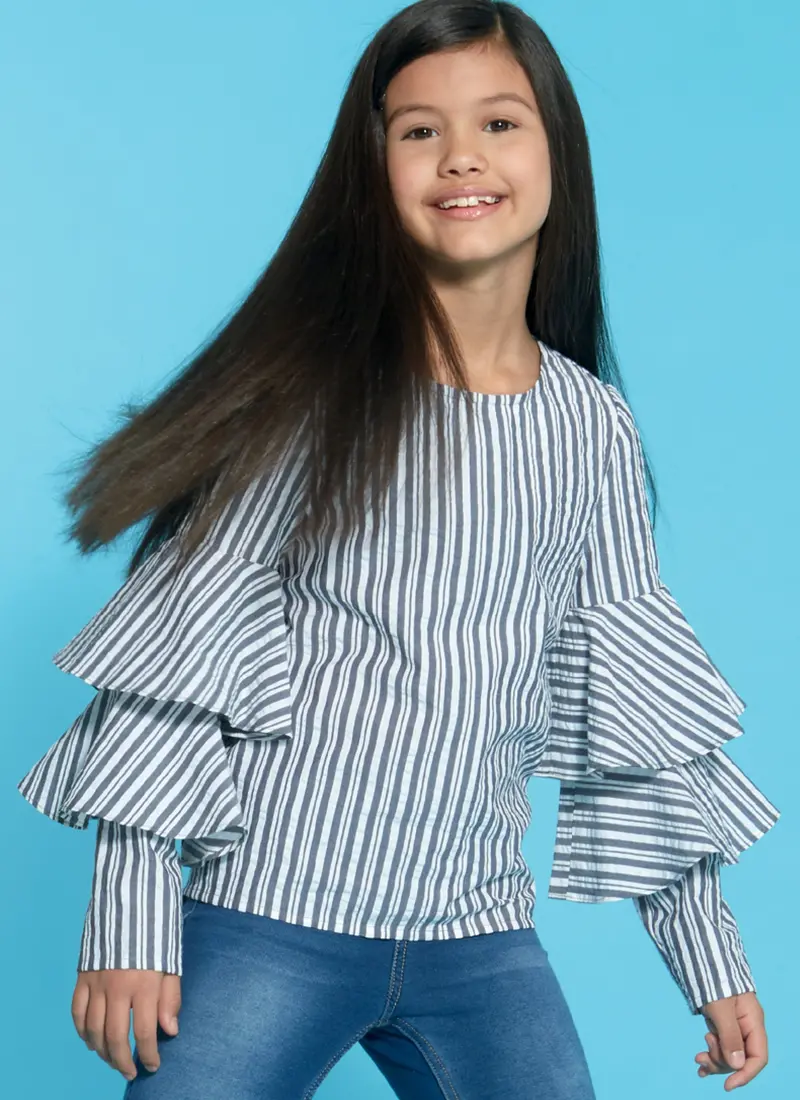 Mccall's Sewing Pattern 7799 Girls' Tops 2