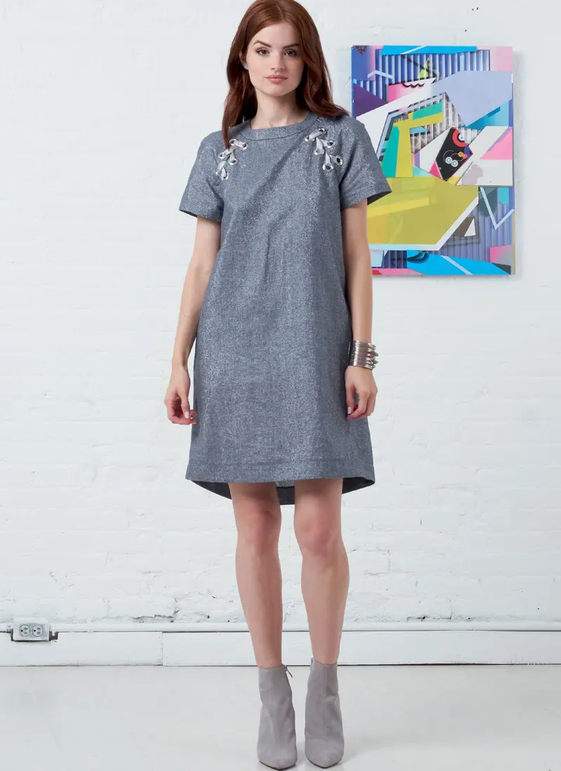 Mccall's Sewing Pattern 7862 Ladies Shirt Dress Pattern 1