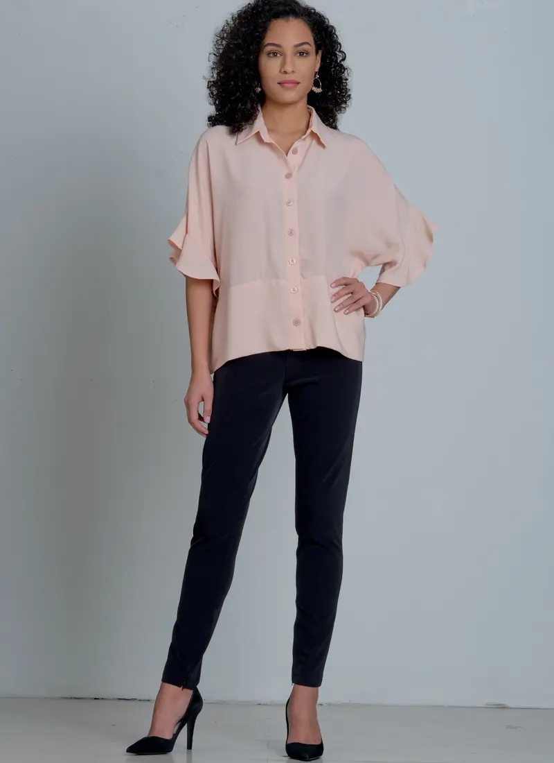 Mccall's Sewing Pattern 8001 Blouses 1