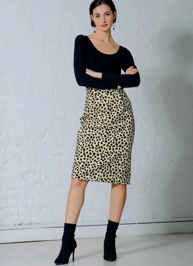 Mccall's Sewing Pattern 8004 Skirt And Belt 1