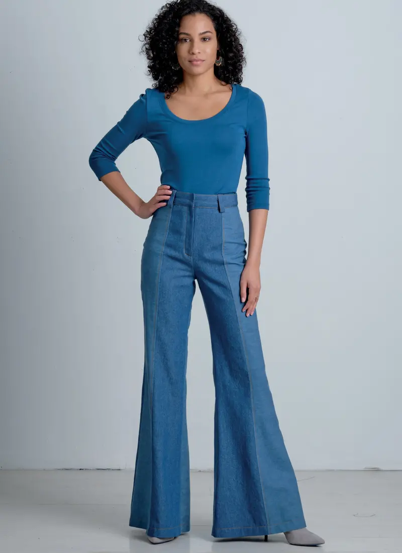 Mccall's Sewing Pattern 8007 Misses' Flares 1
