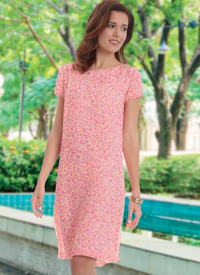 Mccall's Sewing Pattern 8053 Tent Dress In 2 Lengths 1