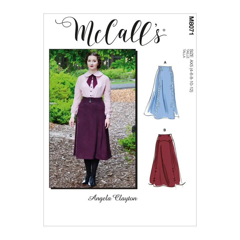 Mccall's Sewing Pattern 8071 Edwardian Skirt 2
