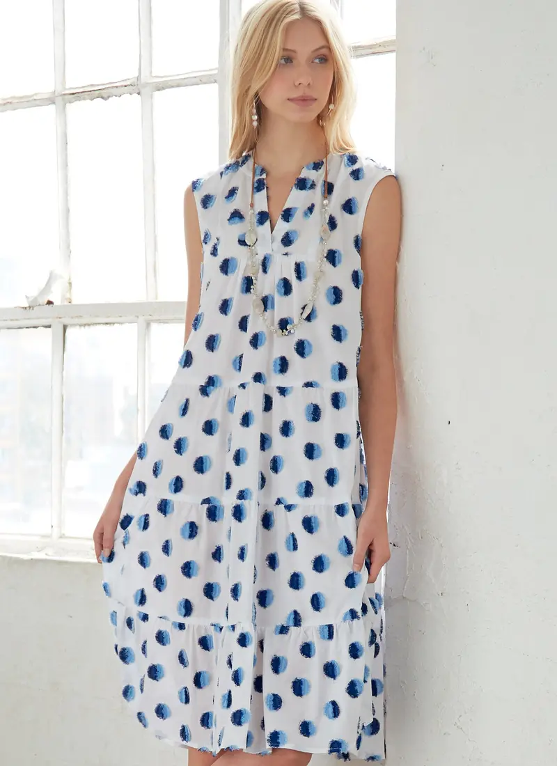Mccall's Sewing Pattern 8090 Tiered Dress 1