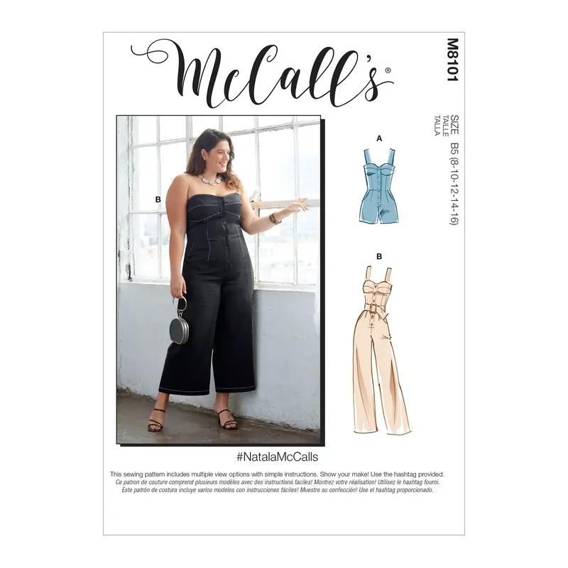 Mccall's Sewing Pattern 8101 Jumpsuit 2