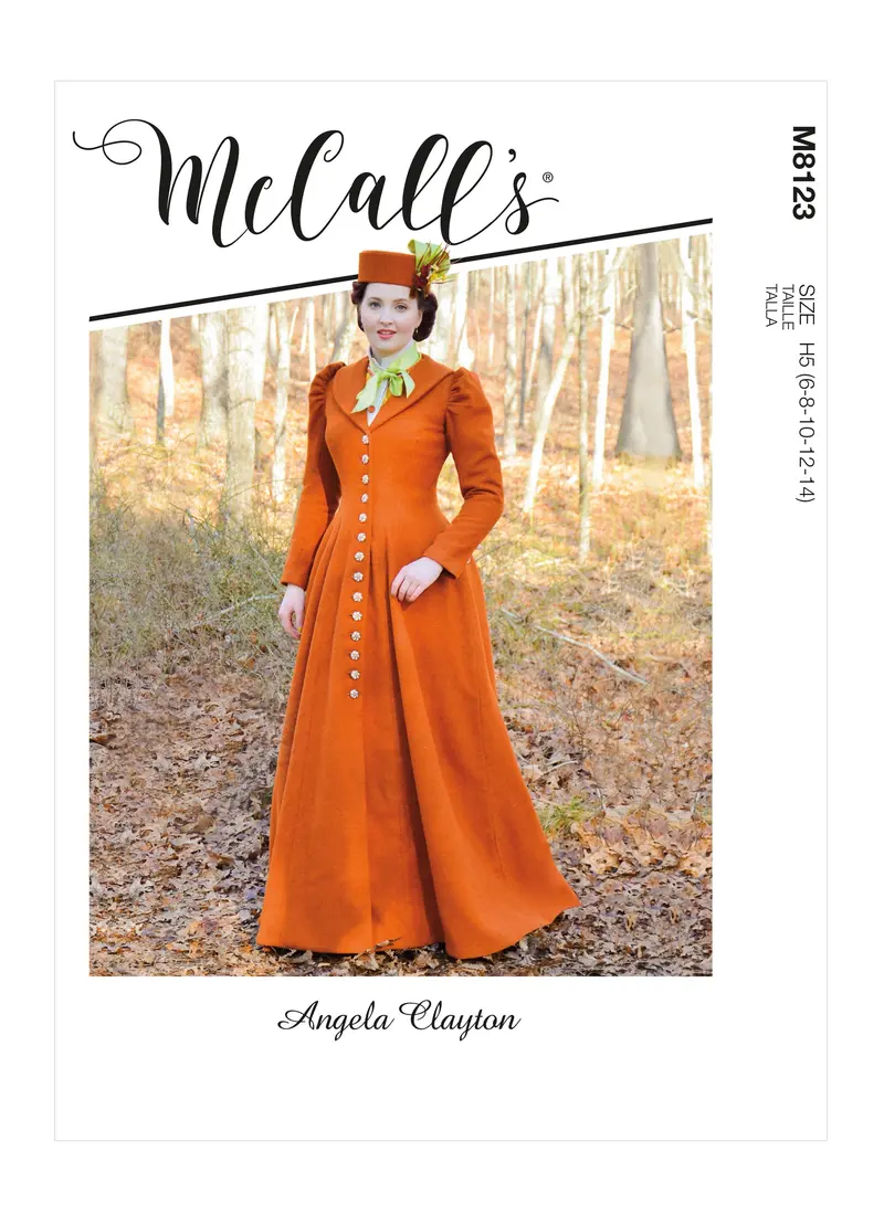 Mccall's Sewing Pattern 8123 Victorian Coat 2