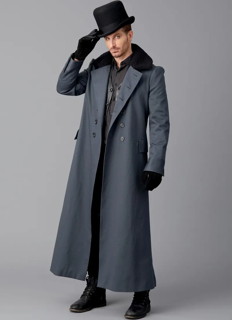 Mccall's Sewing Pattern 8137 Men's 19Th Century Overcoat 1