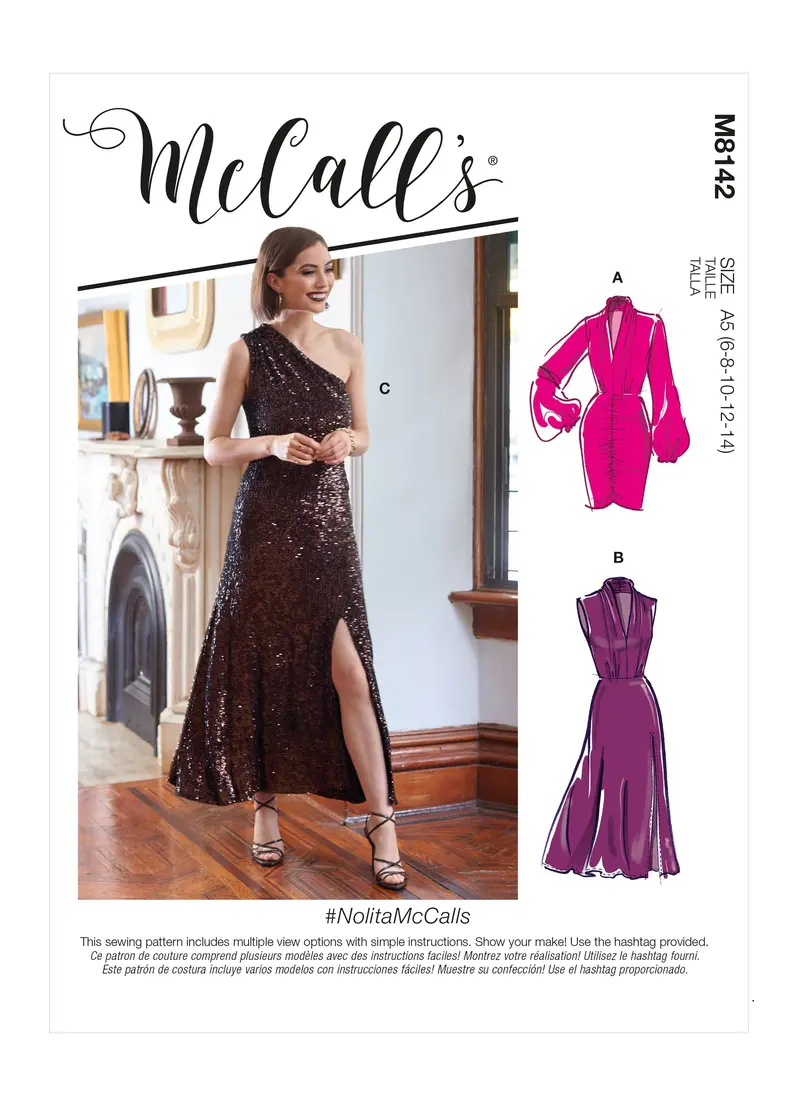 Mccall's Sewing Pattern 8142 Special Occasion Dress 2