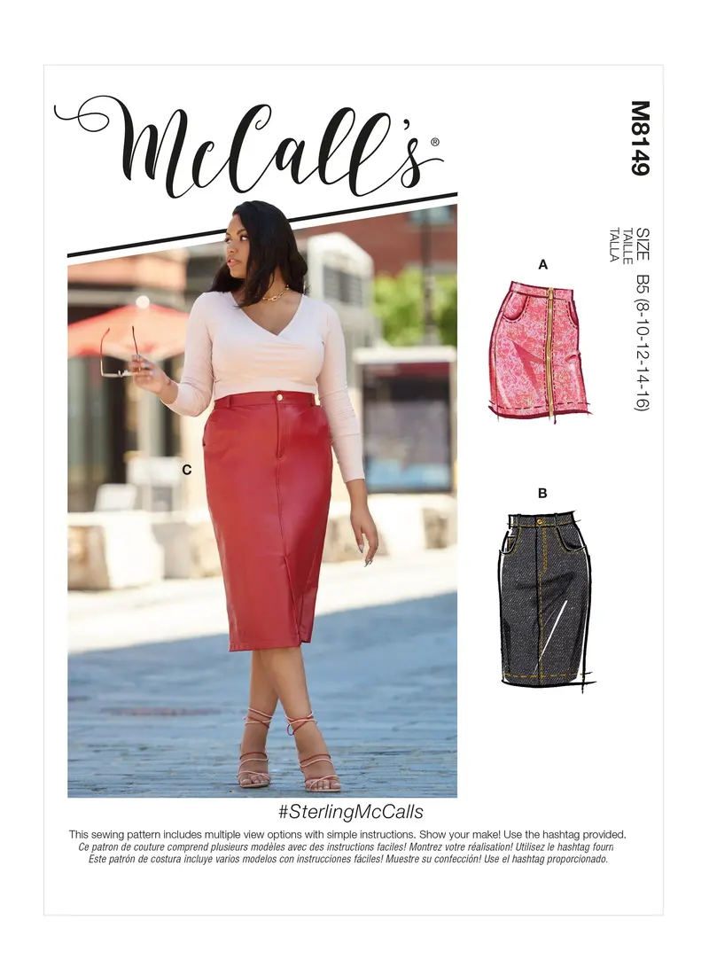 Mccalls Sewing Pattern 8149 Misses' And Women's Skirts 3