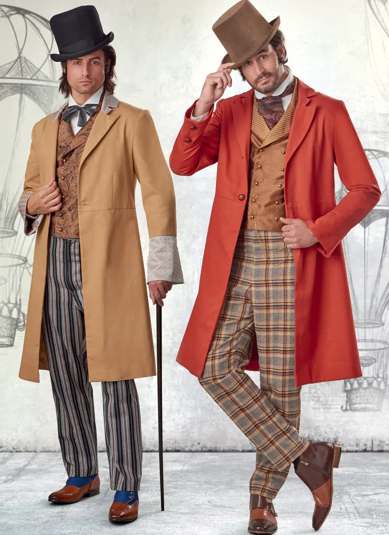 Mccall's Sewing Pattern 8185 Men's Victorian Costume 1