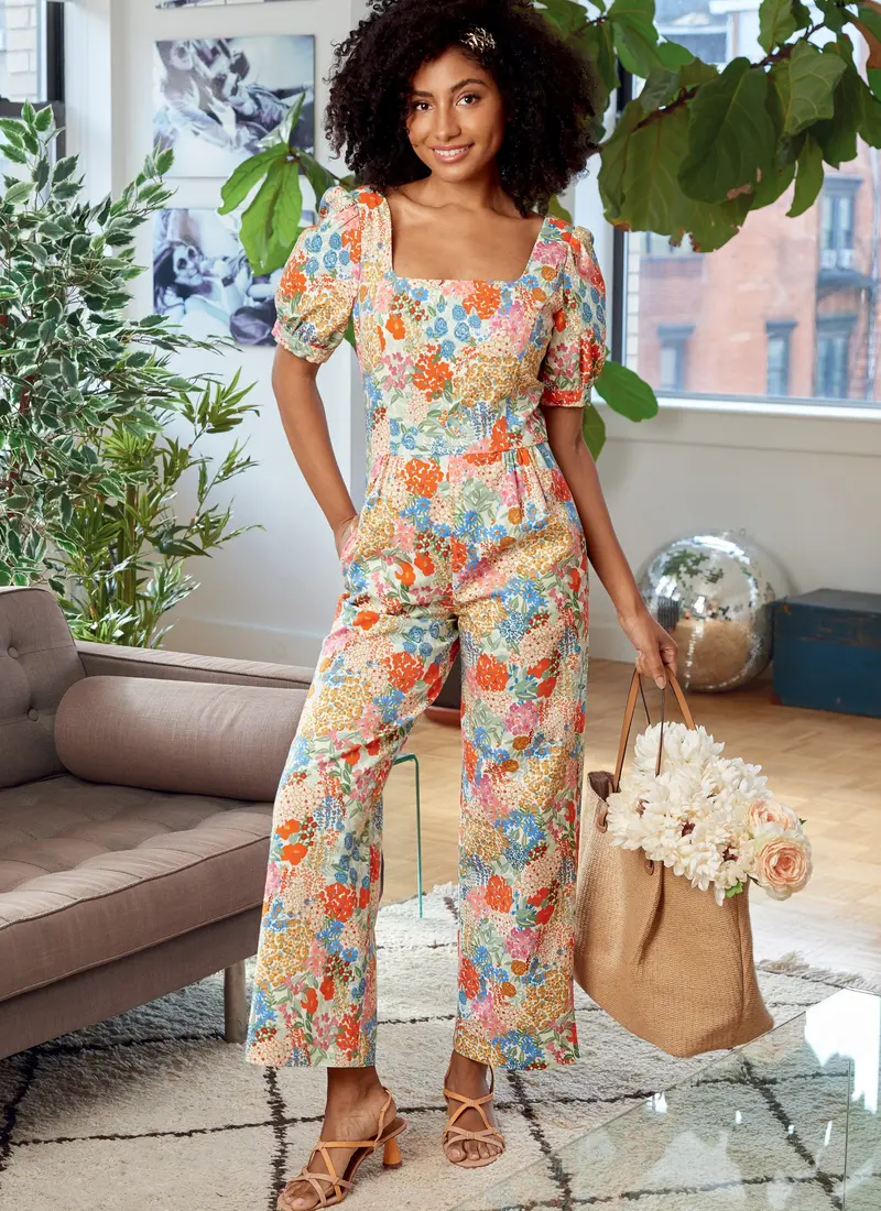 Mccall's Sewing Pattern 8203 Romper, Jumpsuits And Sash 1