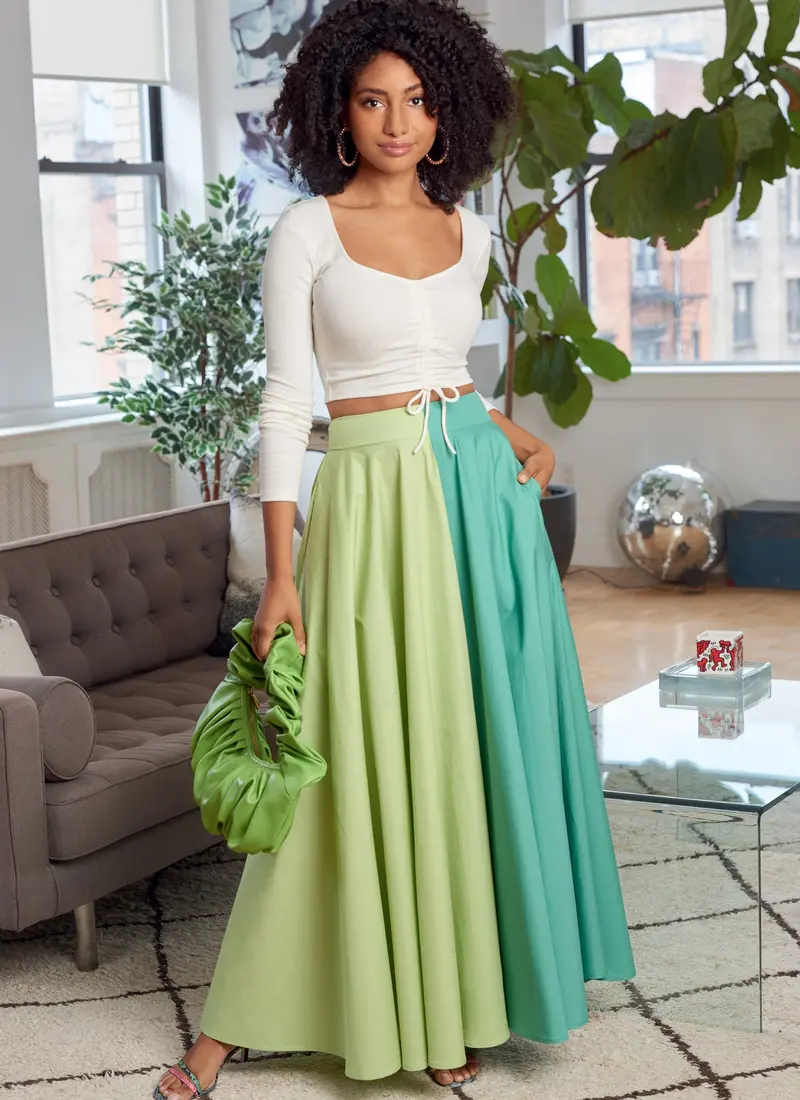 Mccall's Sewing Pattern 8205 Circle Skirts 1