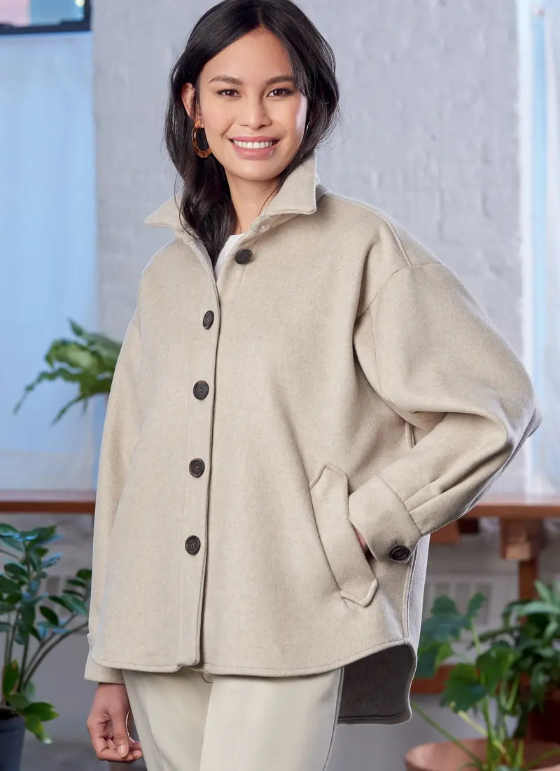 Mccall's Sewing Pattern 8210 Button Up Jacket 1