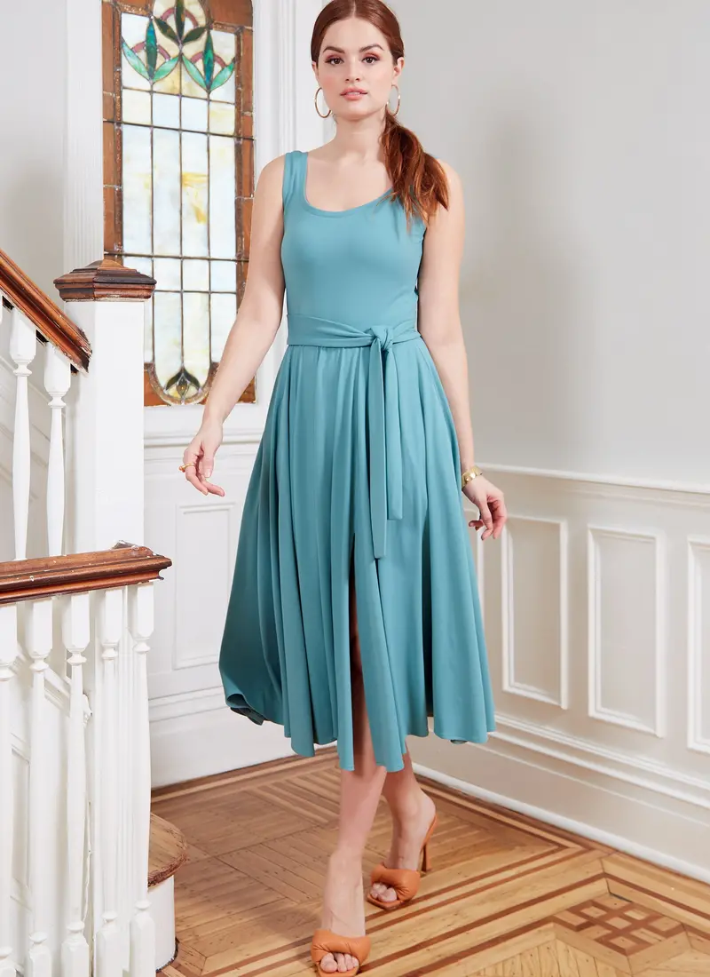 Mccall's Sewing Pattern 8215 Fit And Flare Dresses 1