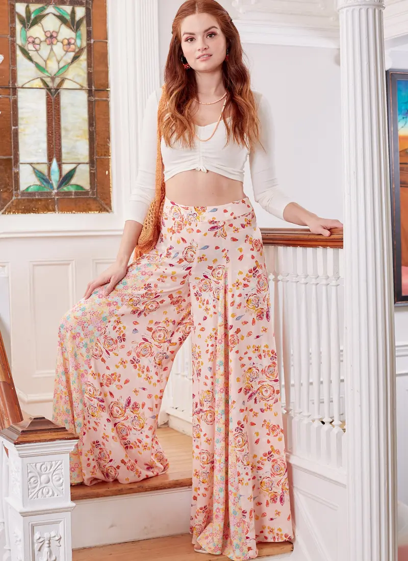 Mccall's Sewing Pattern 8223 Wide Leg Palazzo Pants 1