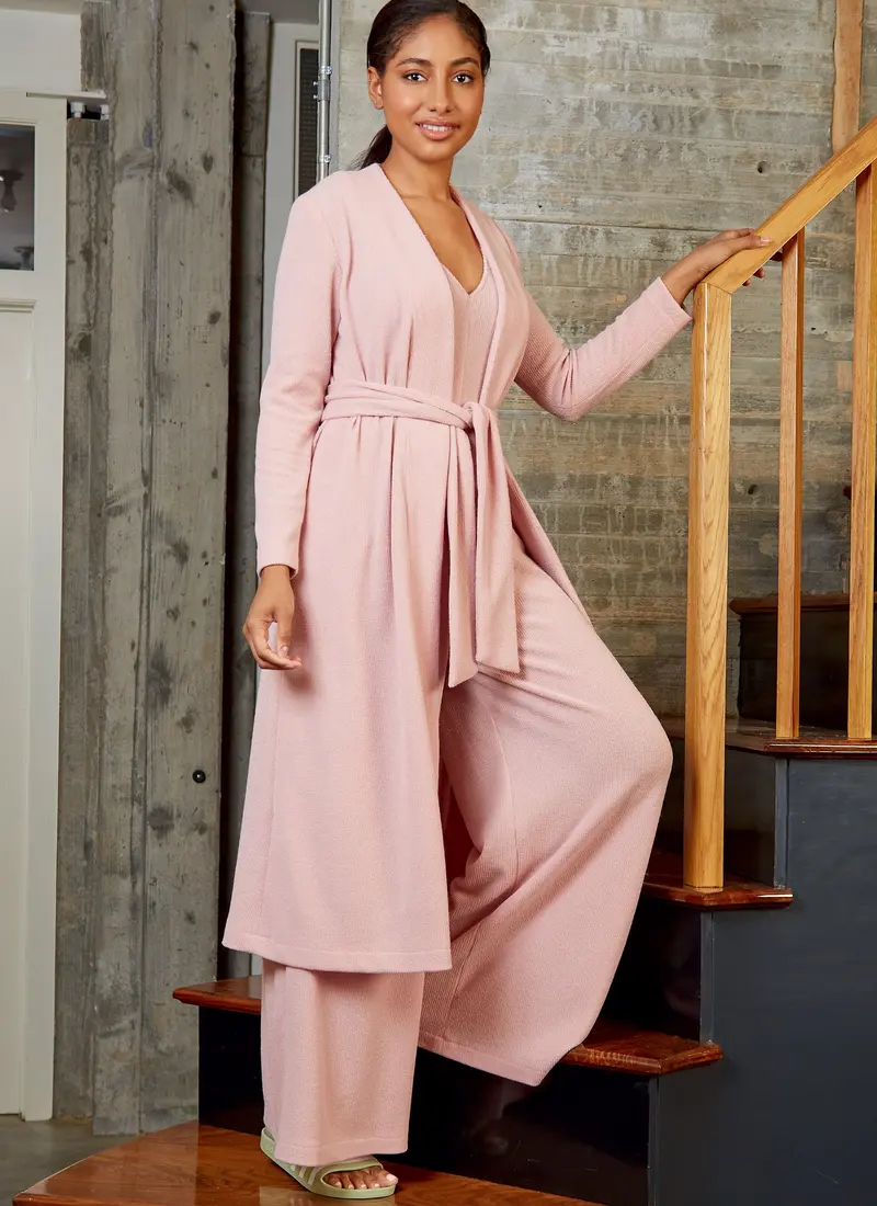 Mccall's Sewing Pattern 8245 Misses' Romper, Jumpsuit, Robe And Sash 1