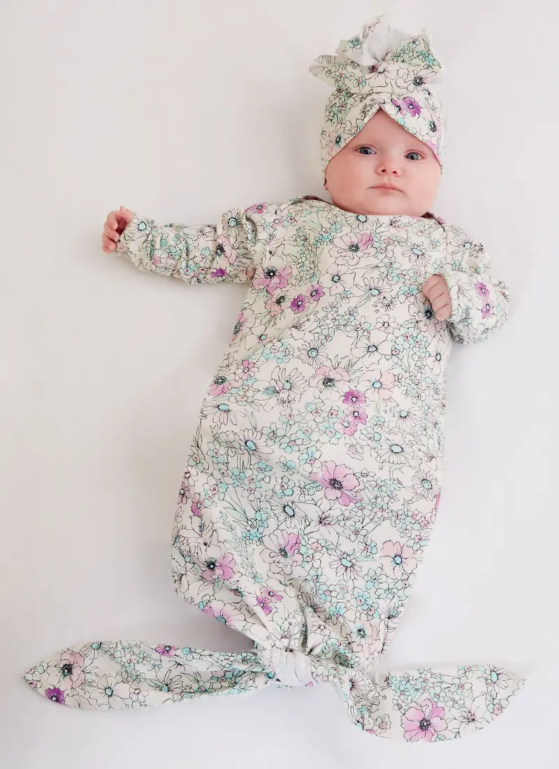 Mccall's Sewing Pattern 8265 Infants' Gown, Top, Pants, Headband And Hat 1