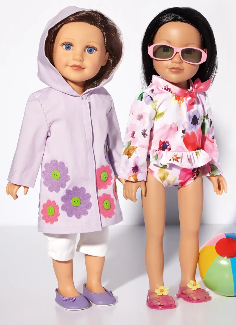 Mccall's Sewing Pattern 8309 18 Inch Doll Clothes 2