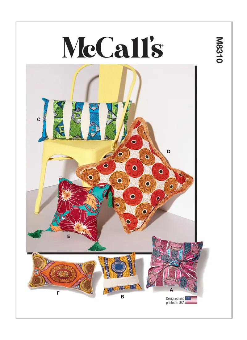 Mccall's Sewing Pattern 8310 Pillows 2