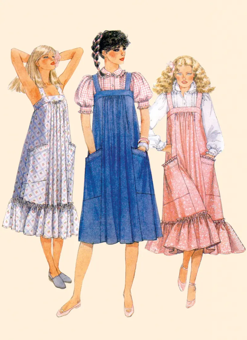 Mccall's Sewing Pattern 8318 1980'S Dresses And Blouses By Laura Ashley 1