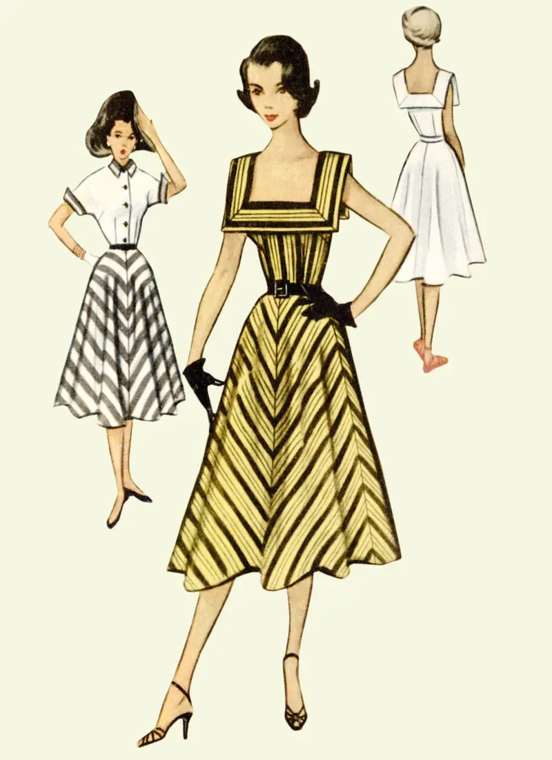 Mccall's Sewing Pattern 8357 Misses' Vintage Dress And Jacket 1