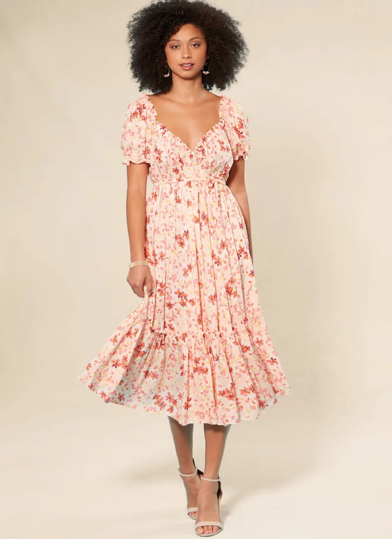 Mccall's Sewing Pattern 8358 Vintage 70'S Wrap Dress By Laura Ashley 1