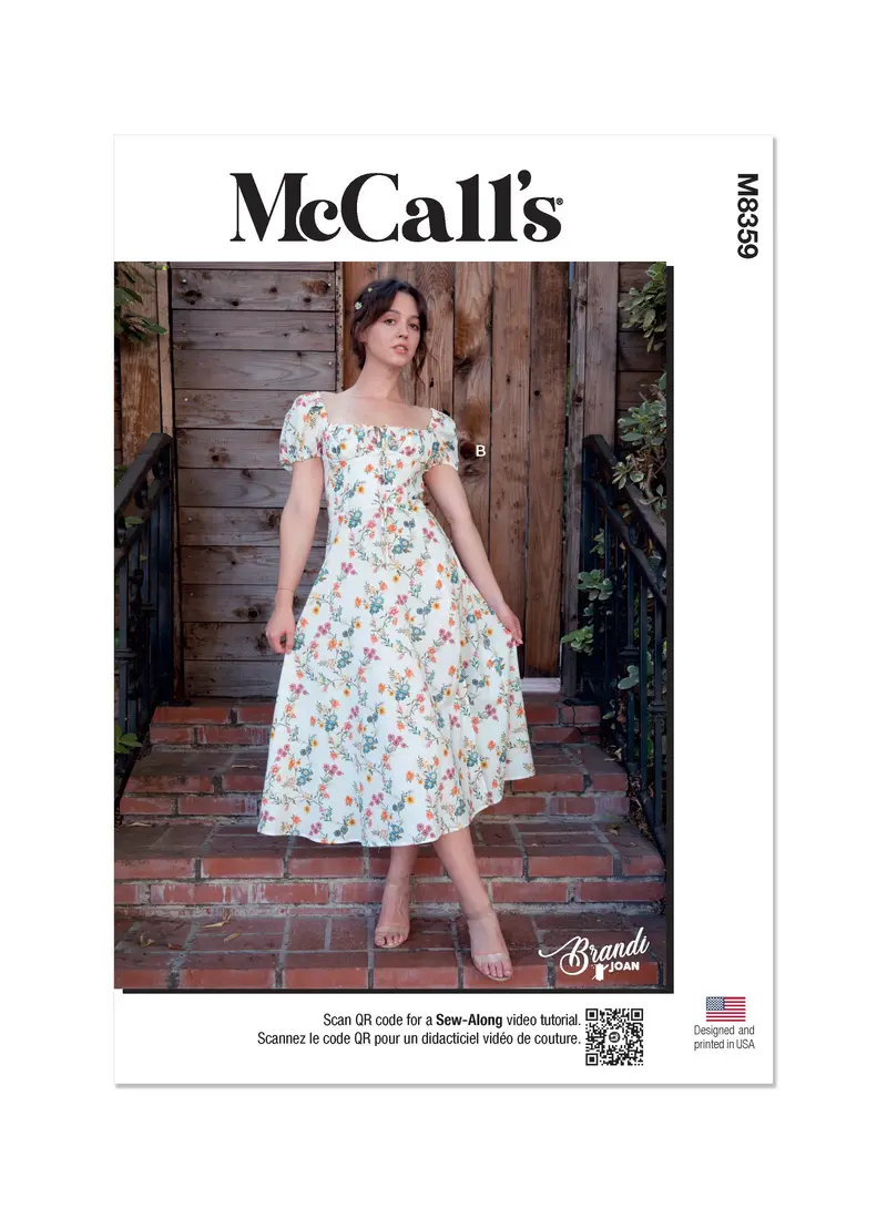 Mccall's Sewing Pattern 8359 Misses' Top And Dress By Brandi Joan 2