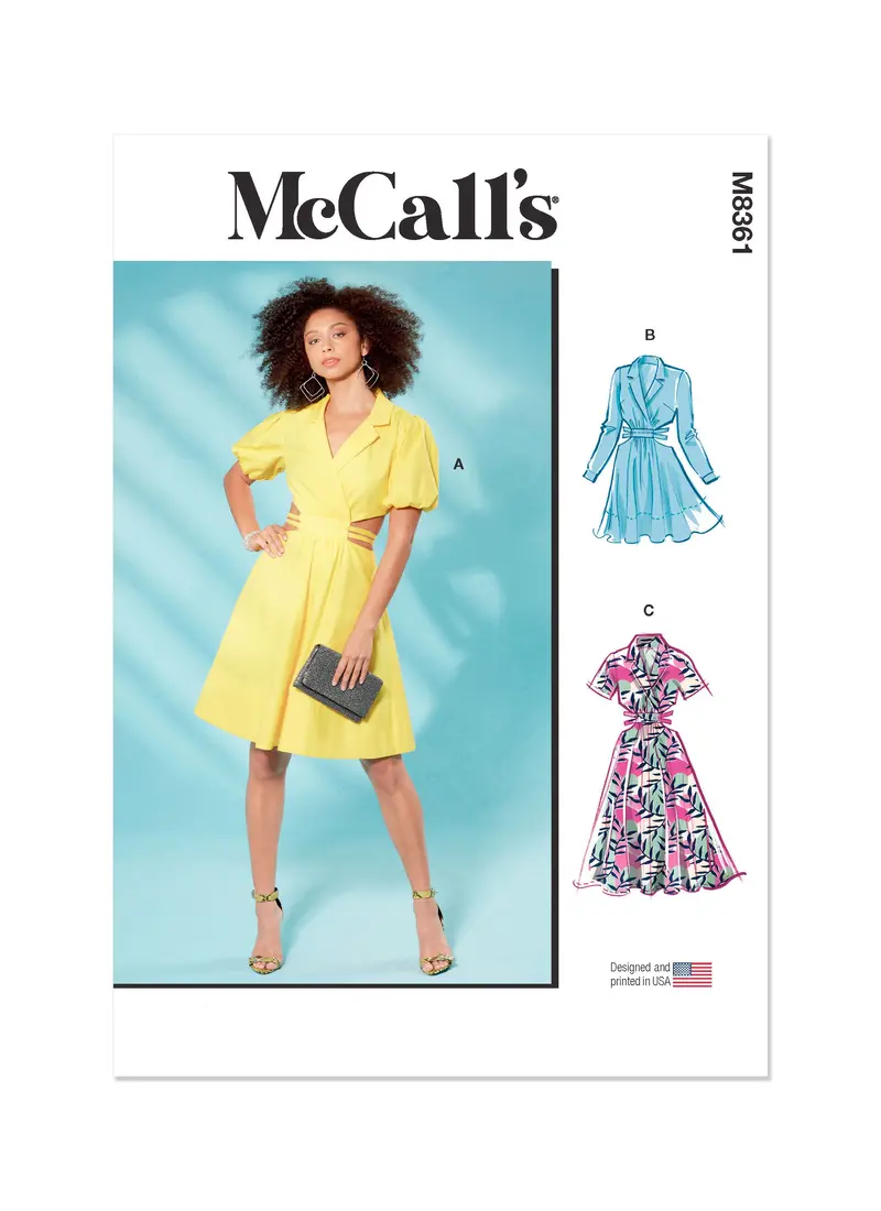 Mccall's Sewing Pattern 8361 Misses' Dress 2