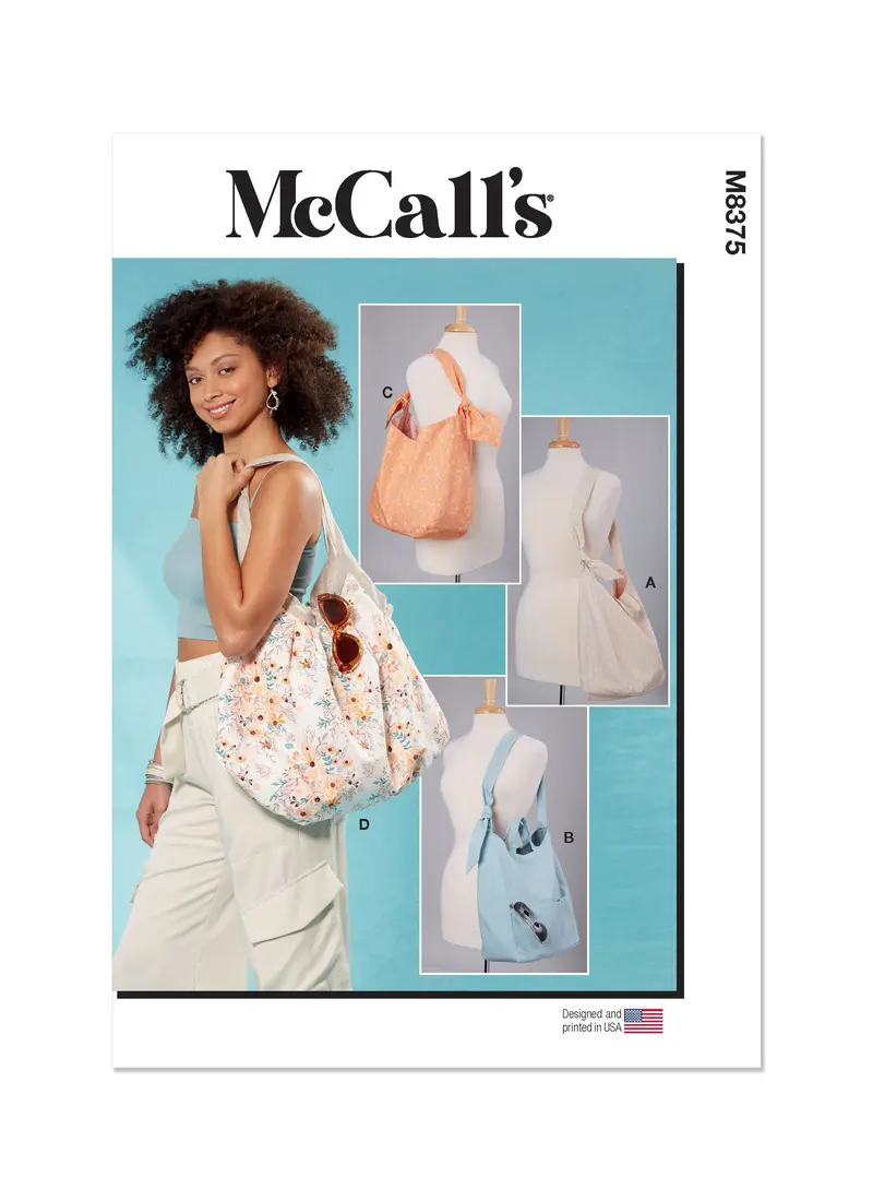 Mccall's Sewing Pattern 8375 Bags In Four Styles 2