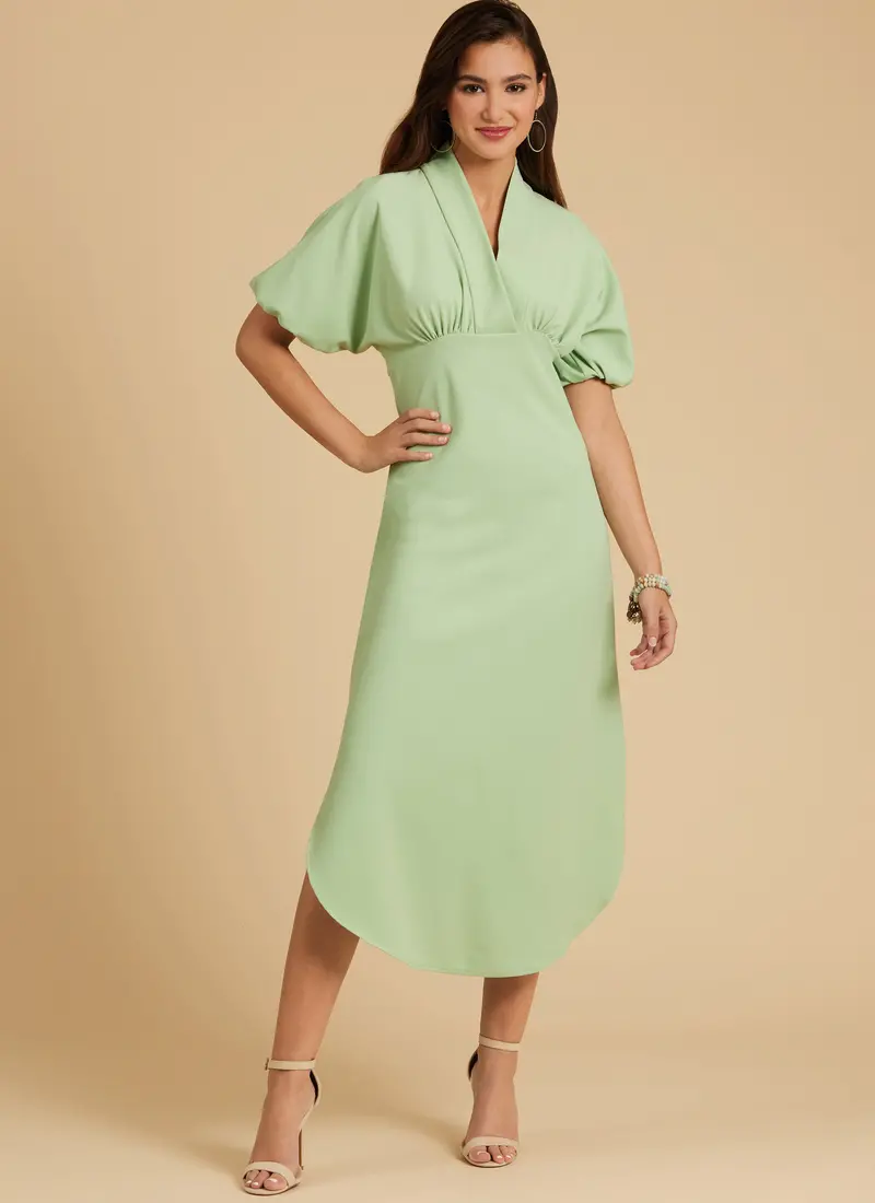 Mccall's Sewing Pattern 8406 Empire Waist Dress 1