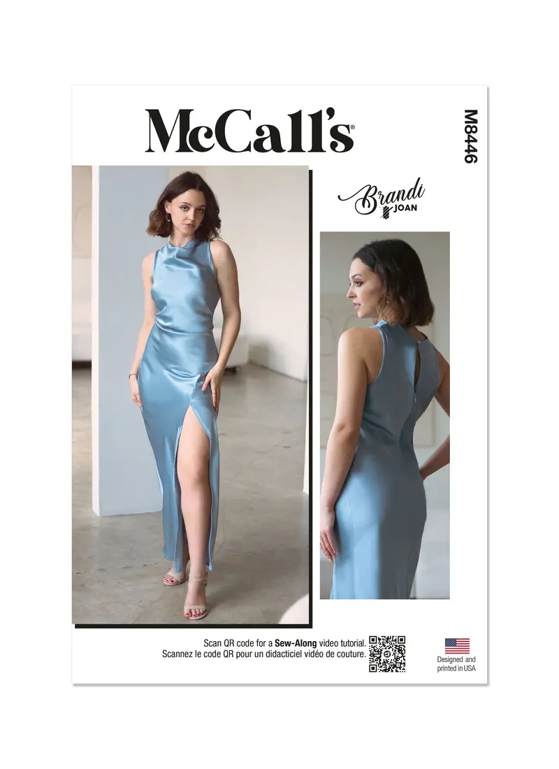Mccall's Sewing Pattern 8446 Dress By Brandi Joan 2