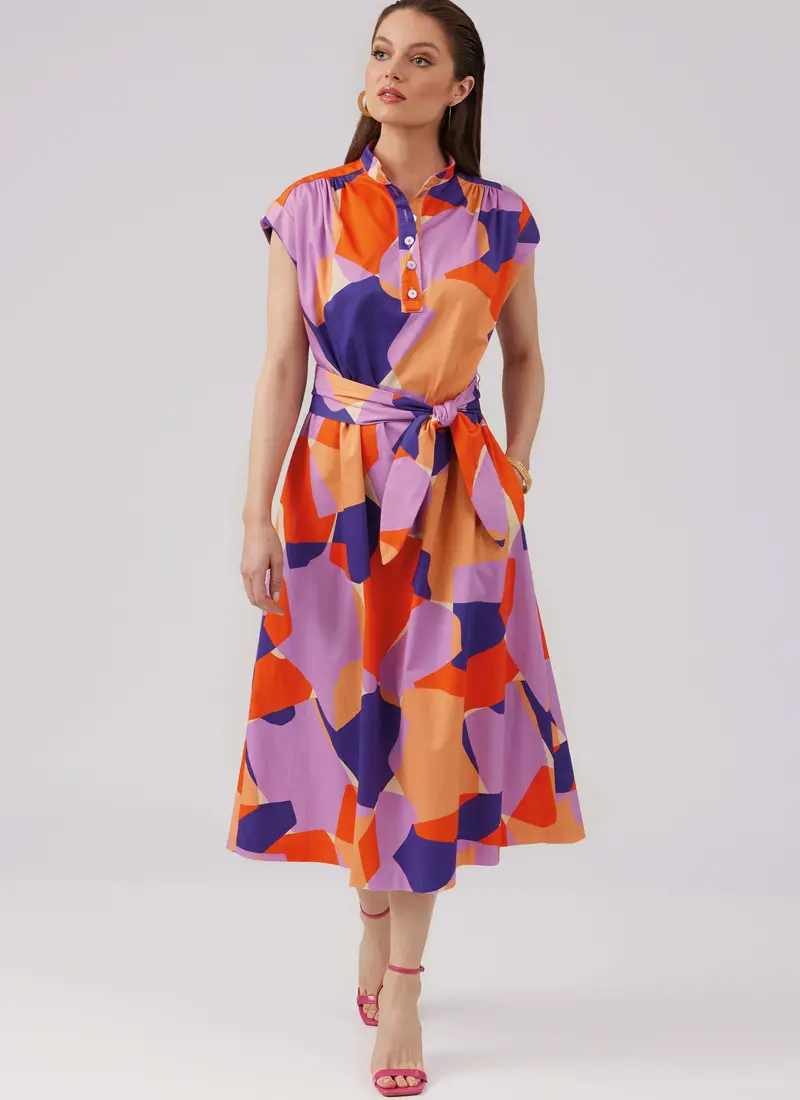 Mccall's Sewing Pattern 8449 Dresses And Sash 1
