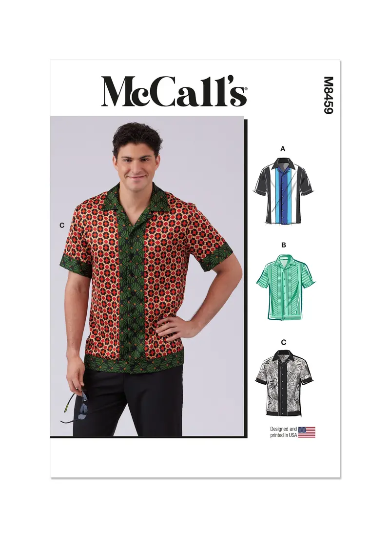 Mccall's Sewing Pattern 8459 Men's Shirt 2