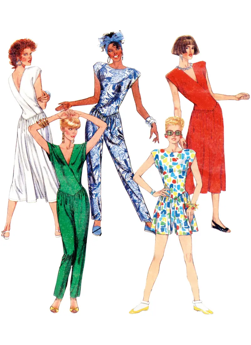 Mccall's Sewing Pattern 8500 Knit Dress And Jumpsuits 1