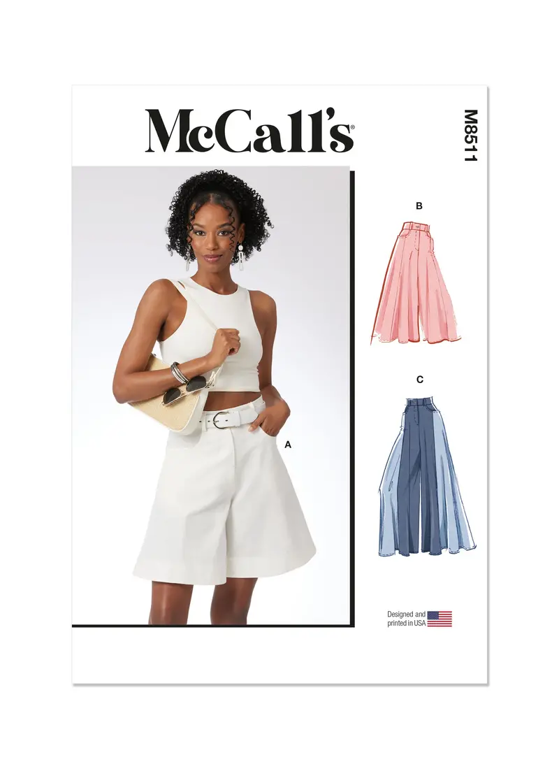 Mccall's Sewing Pattern 8511 Shorts And Pants 2