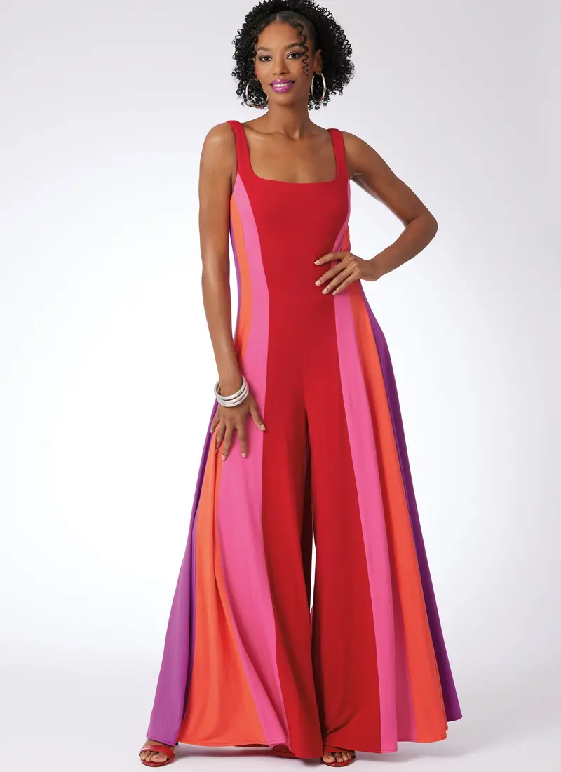 Mccall's Sewing Pattern 8512 Knit Jumpsuits And Dress 1