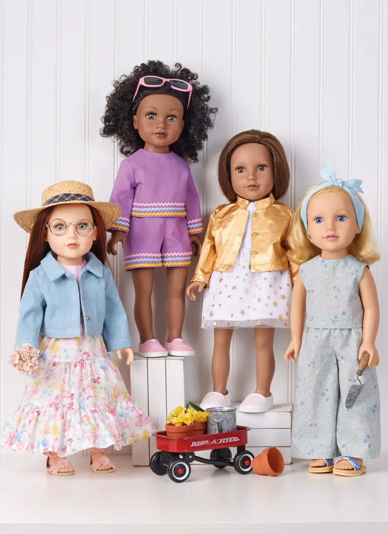 Mccall's Sewing Pattern 8523 18" Doll Clothes 1