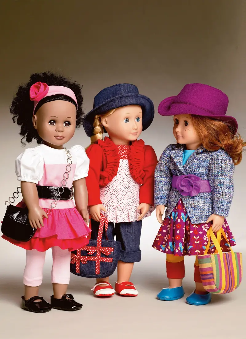 Mccall's Sewing Pattern 8524 18" Doll Clothes By Laura Ashley 1