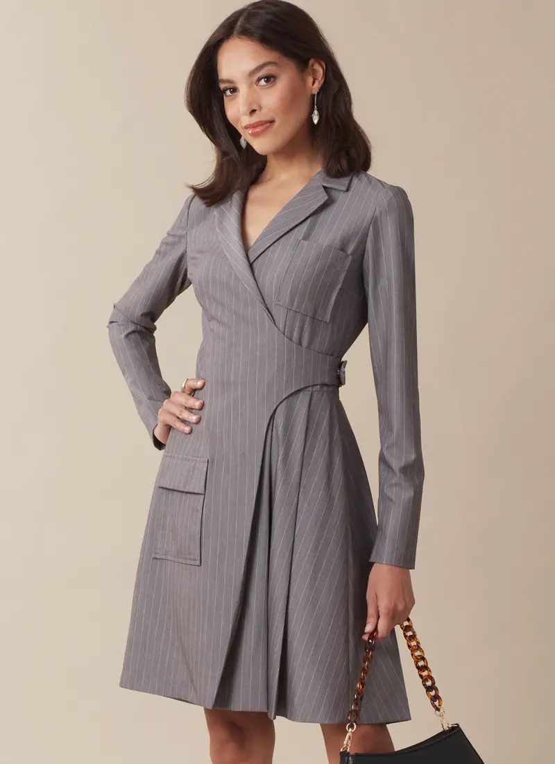 Mccall's Sewing Pattern 8528 Blazer Wrap Dresses 1