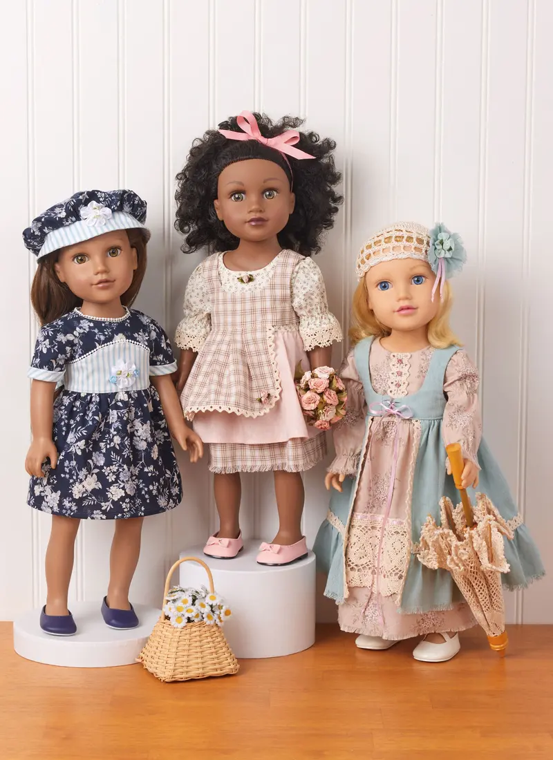 Mccall's Sewing Pattern 8543 Doll Clothes By Carla Reiss 1