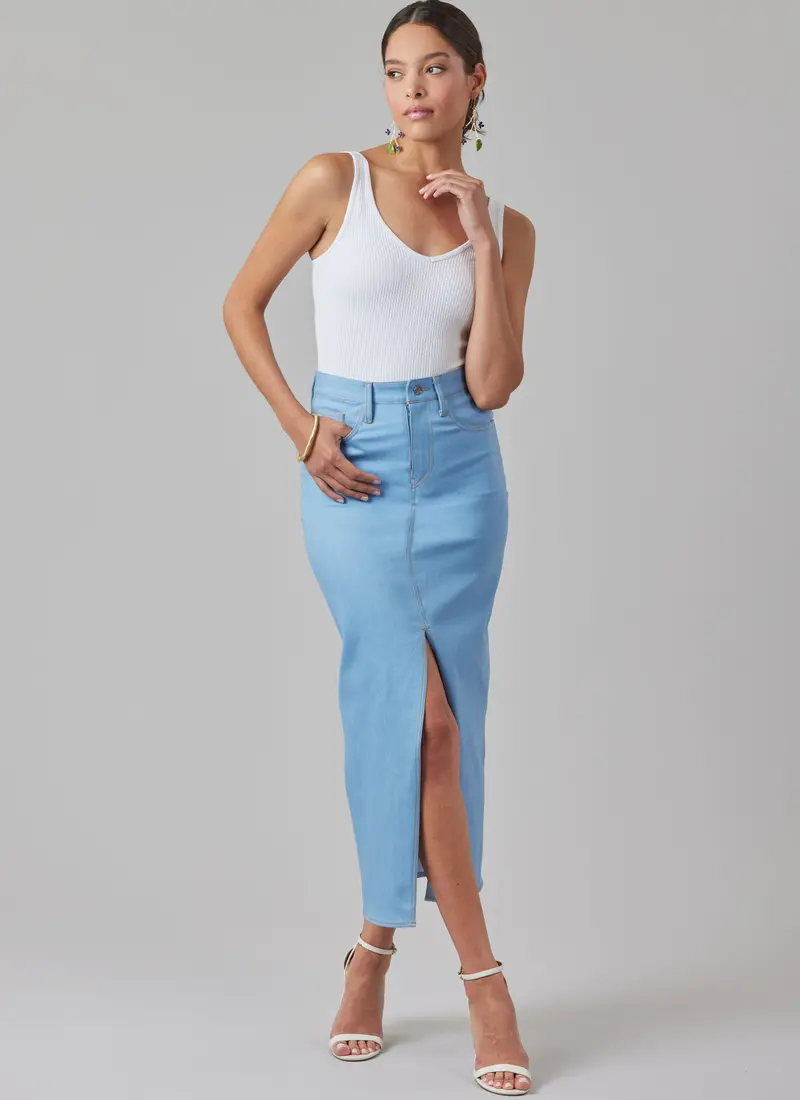 Mccall's Sewing Pattern 8559 Misses' And Women's Jeans Skirt 1