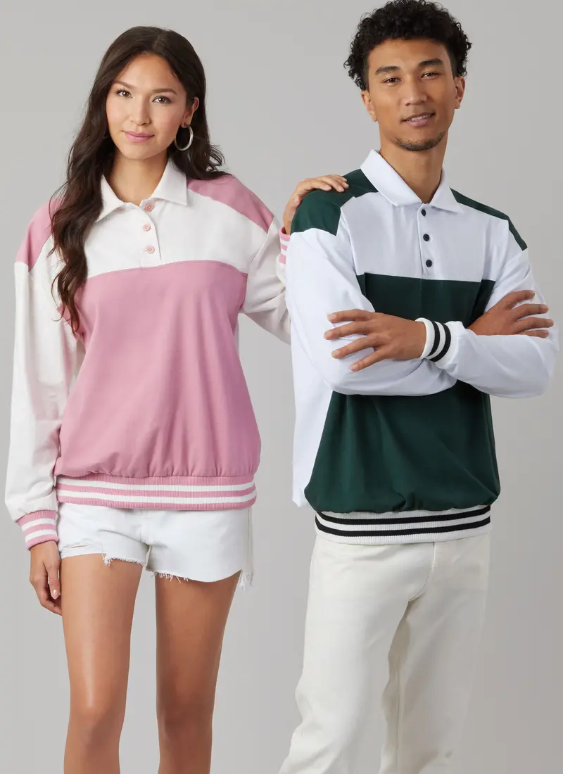 Mccall's Sewing Pattern 8564 Unisex Knit Pullover Tops 1