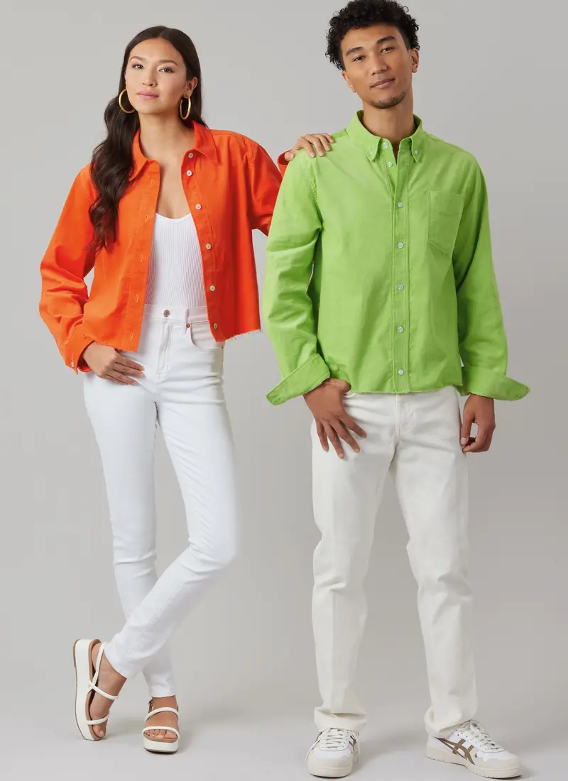 Mccall's Sewing Pattern 8566 Unisex Shirt In Three Lengths 1